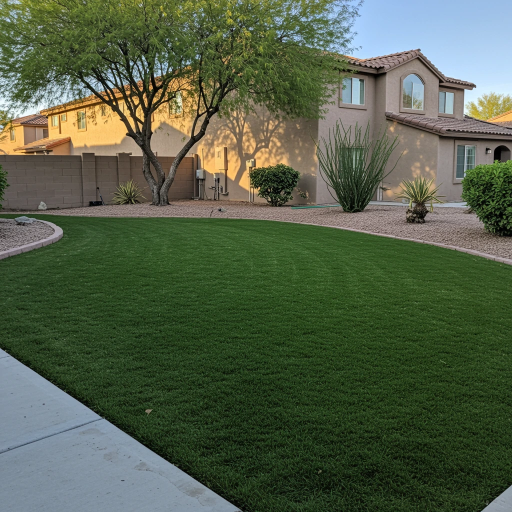 Ryegrass will start to die around May when temperatures in Phoenix really start warming up and climb above 90°F