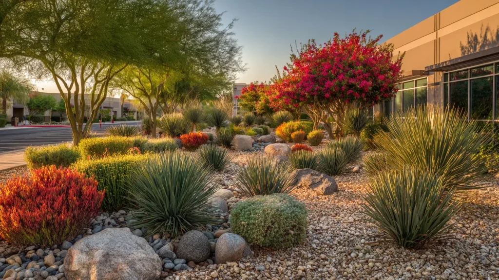 Commercial landscapes in Phoenix, AZ take a beating from the heat.